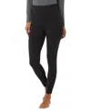 32 Degrees Women's Peach Skin High-waist Base-layer Leggings In Black