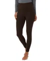 32 Degrees Women's Peach Skin High-waist Base-layer Leggings In Cocoa