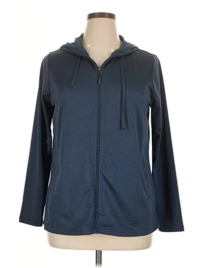 Pre-owned 32 Degrees Zip Up Hoodie In Blue