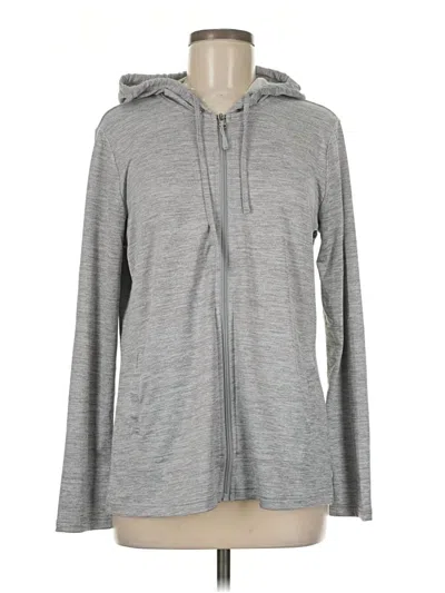 Pre-owned 32 Degrees Zip Up Hoodie In Gray