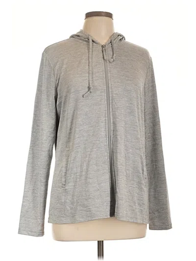 Pre-owned 32 Degrees Zip Up Hoodie In Gray