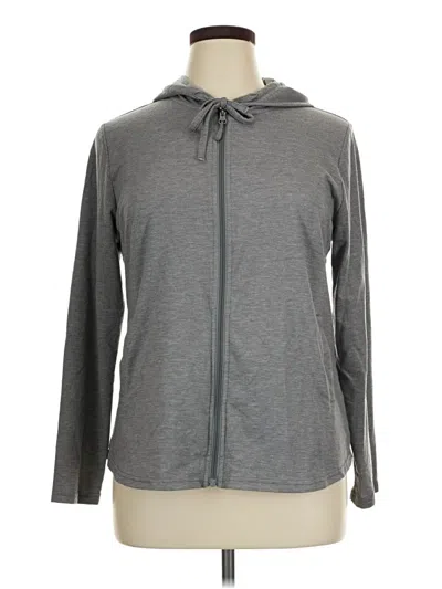Pre-owned 32 Degrees Zip Up Hoodie In Gray