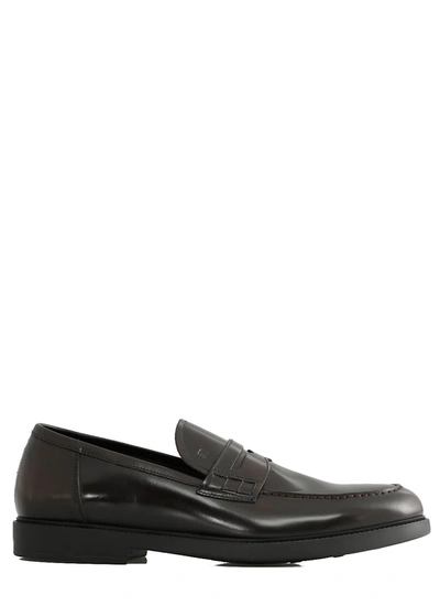 Fratelli Rossetti Leather Loafer In Blue