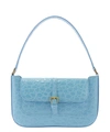 BY FAR BY FAR MIRANDA EMBOSSED SHOULDER BAG