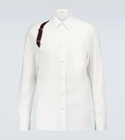 Alexander Mcqueen White Organic Cotton Harness Shirt