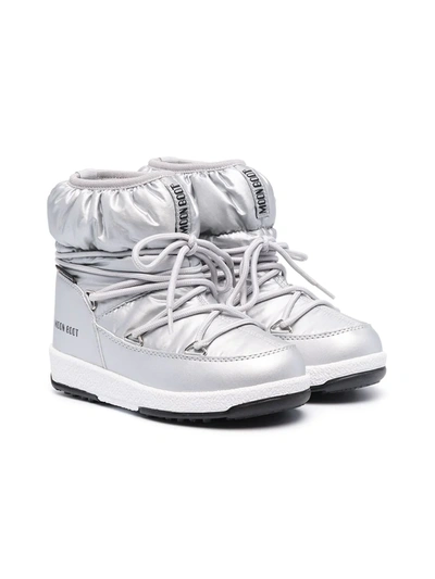 Moon Boot Protecht Low Snow Boots In Silver