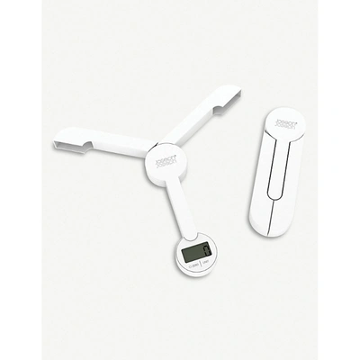 Joseph Joseph Triscale Folding Digital Scale In White