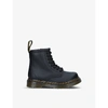 DR. MARTENS' DR. MARTENS BOYS BLACK KIDS 1460 8-EYE LEATHER BOOTS 3-5 YEARS,43790241