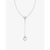 Thomas Sabo Magic Stars Sterling Silver And Freshwater Pearl Necklace In White