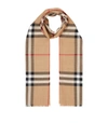 BURBERRY LIGHTWEIGHT CHECK WOOL AND SILK SCARF,14131400