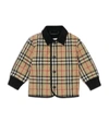 BURBERRY KIDS VINTAGE CHECK DIAMOND QUILTED JACKET,14696135
