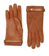 BURBERRY QUILTED MONOGRAM GLOVES,14711919