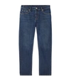 BURBERRY STRAIGHT-FIT WASHED JEANS,15267128