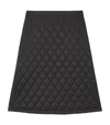 BURBERRY DIAMOND-QUILTED SKIRT,15475223