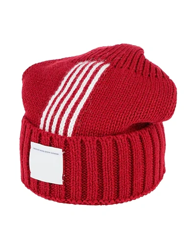 Pmds Premium Mood Denim Superior Hat In Red