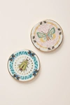 Anthropologie Garden Tile Coaster By  In Yellow Size Coasters