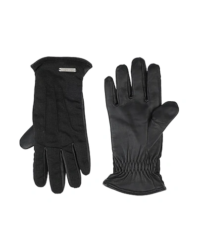 Corneliani Id Gloves In Black