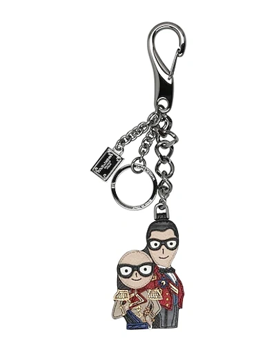 Dolce & Gabbana Key Rings In Black