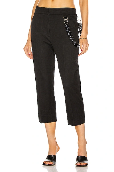Alexis Lucero Slim-fit Trousers In Black