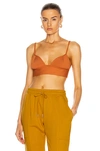 Simkhai Mimi Cut Out Bralette In Tobacco