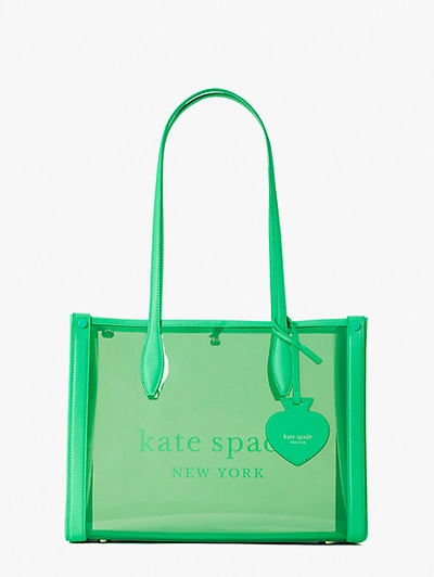 Kate Spade Market See through Medium Tote In Green ModeSens