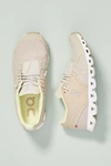 On Cloud Mesh Running Trainers In Beige