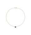 Tory Burch Kira Enameled Pendant Necklace In Tory Gold/tory Navy