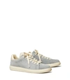 Tory Burch Howell Court Suede Sneaker In Aria/new Ivory