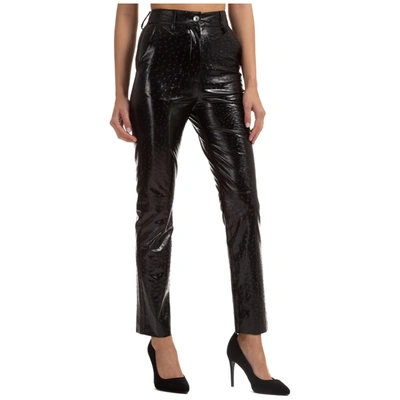 Msgm Lalle Trousers In Nero