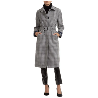 Msgm Women's Coat In Grey