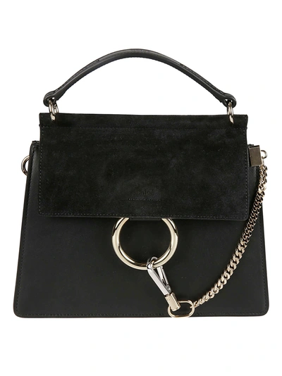Chloé Faye Shoulder Bag In Black