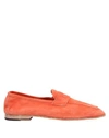 Andrea Ventura Firenze Loafers In Orange