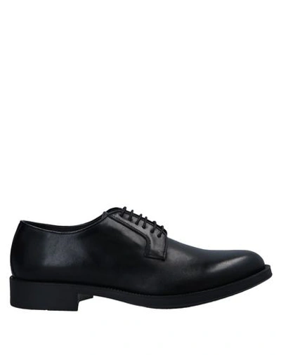 L&g Lace-up Shoes In Black