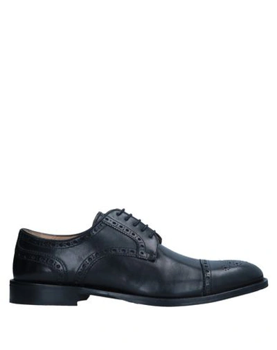 Alexander Trend Laced Shoes In Black