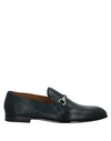Doucal's Loafers In Deep Jade
