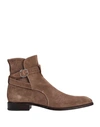 Herve Ankle Boots In Khaki