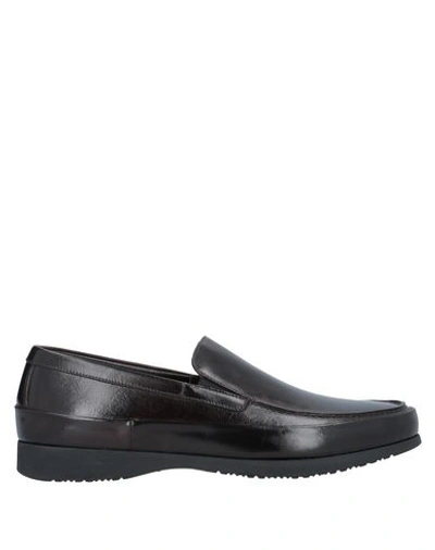 Aldo Brué Loafers In Dark Brown