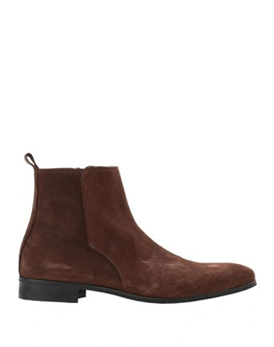 Stefano Bonfiglioli Ankle Boots In Brown