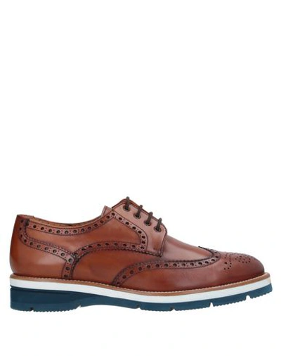 Pertini Lace-up Shoes In Brown