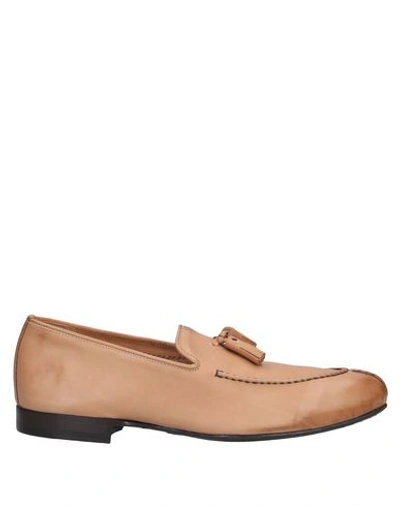 Alberto Moretti Loafers In Sand