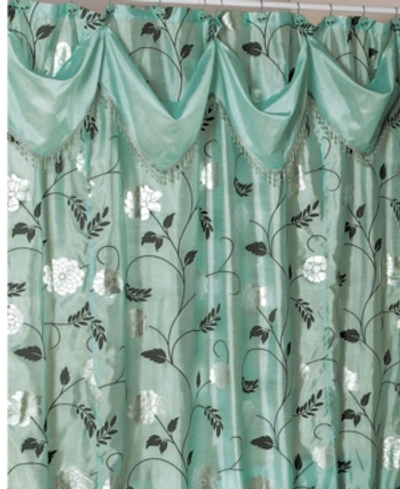 Popular Bath Avantie Shower Curtain Bedding In Aqua