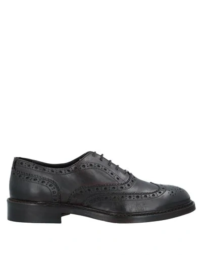 Domenico Tagliente Lace-up Shoes In Dark Brown