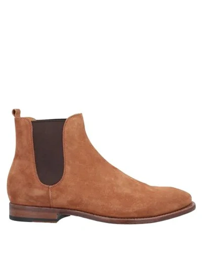 Buttero Ankle Boots In Beige