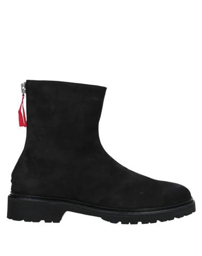 424 Fourtwofour Ankle Boots In Black