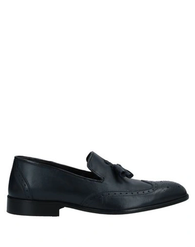 Alessandro Gilles Loafers In Dark Blue
