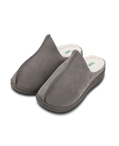 Mio Marino Men's Cuddles Memory Foam Slippers Men's Shoes In Grey