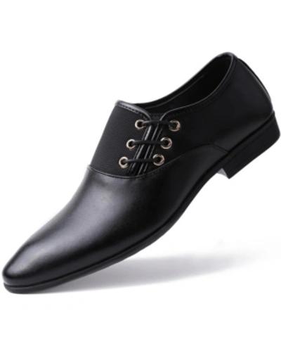 Mio Marino Men's Side Tie Oxford Dress Shoes Men's Shoes In Black