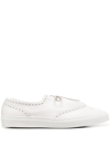 MACKINTOSH PERFORATED LACE-UP trainers