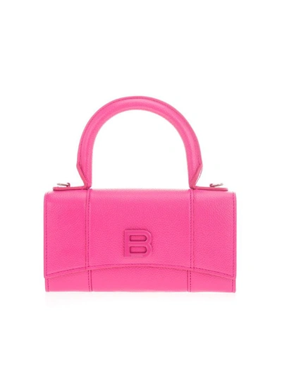 Balenciaga Women's 6407691izyk5533 Fuchsia Leather Handbag In Pink