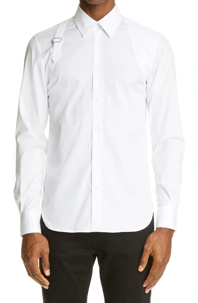 Alexander Mcqueen White Harness Shirt